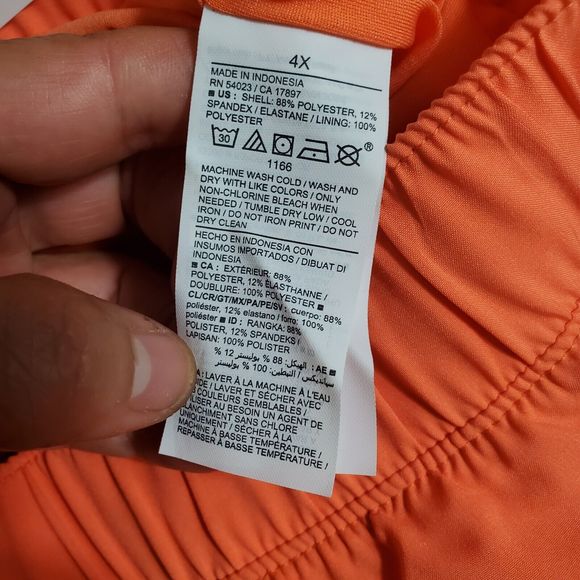 Old Navy Active Stretched Dry Quick 4 Way Stretch Shorts Size 4X - Picture 7 of 7